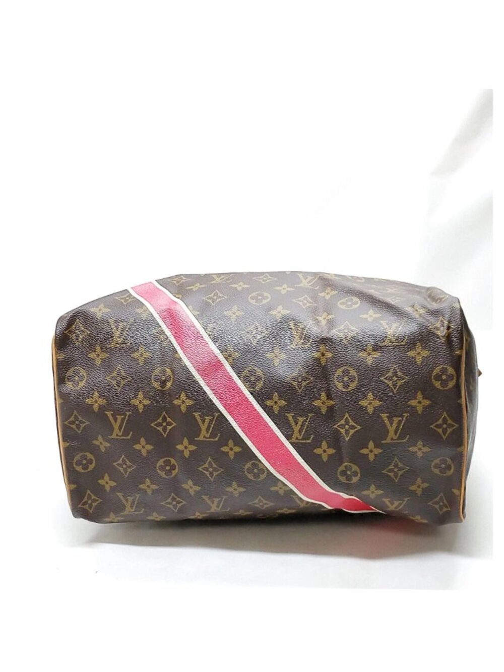 Authentic Louis Vuitton Speedy 35 Monogram Custom Painted Handbag Boston Bag - Picture 10 of 16